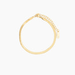gold herringbone layered chain bracelet for women
