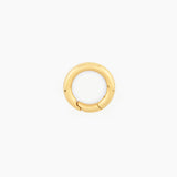 Medium round clasp on a white background