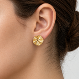 Textured Bloom Earrings
